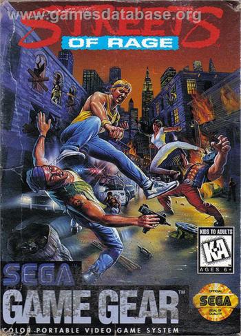 Cover Streets of Rage for Game Gear